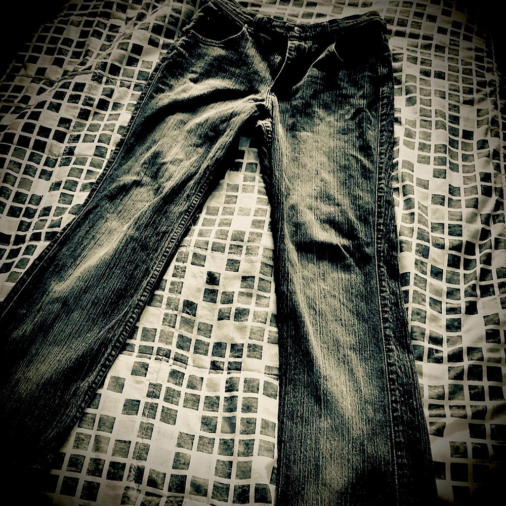 VINTAGE 90s Blu mom jeans high water bootcut high rise 8M